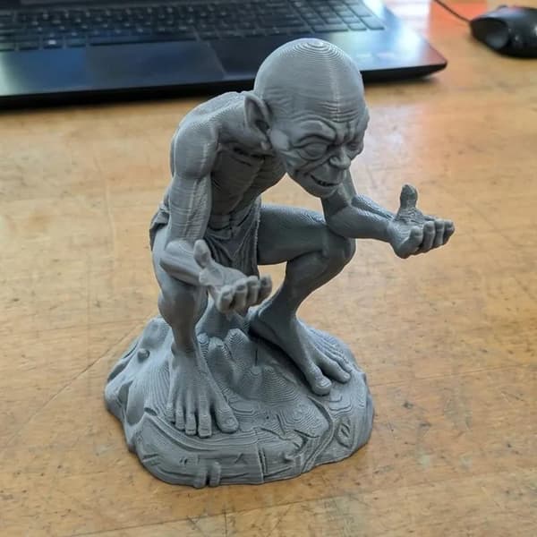 Gollum-formet PLA Penholder, Livagtigt Design, Robust Tekstur 1pc