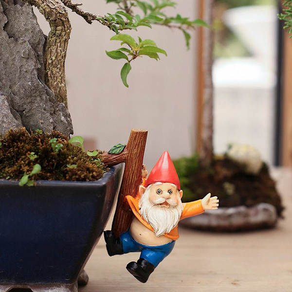 Sjov Havefigur Blomsterpotteknuser