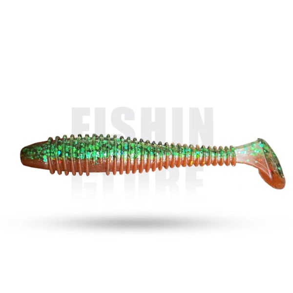 Thread T-Tail Root Soft Worm Road Lobster color 3.5cm