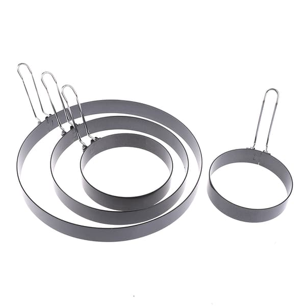 9/10/15/20 cm Pannekakeringform Metall Stekt Egg Shaper Non Stick 9cm