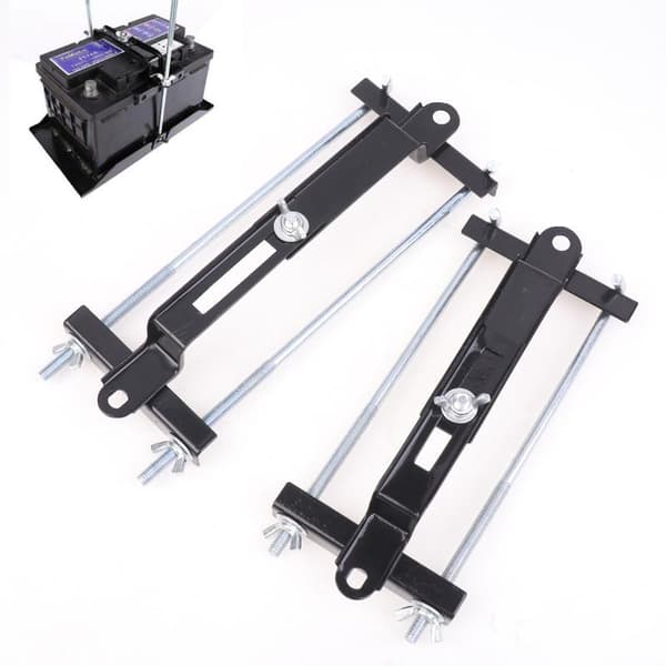 1 stk justerbar bilbatteriholder stabilisatorfeste stativbatteri 190MM