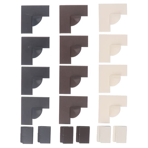 1 kpl Ikkunanurkat DIY Magneettiset Ikkuna Tarvikkeet Gray