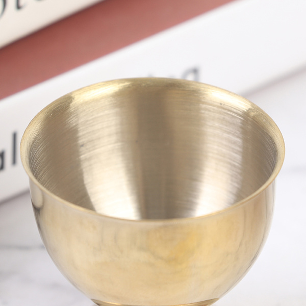 Kokte eggekopper i rustfritt stål Stand Rack Egg Holder Egg Hold Gold