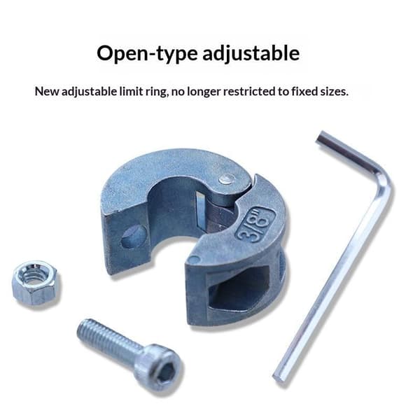 1 sett 6 mm 8 mm 10 mm borekrage i sinklegering
