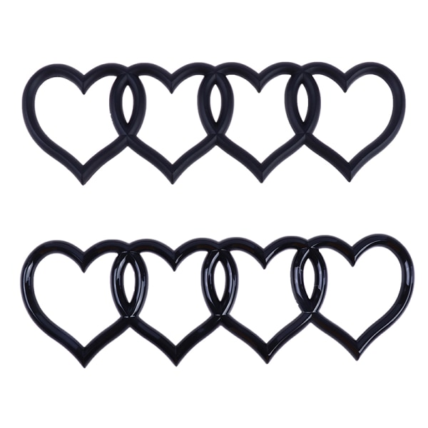 Love Heart -logo takakonttiin, hännän etiketti rintamerkki tunnusmerkki Car St matte black