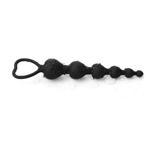 Store anale perler rumpeplugg anus prostata massasje dildo silikon Pink