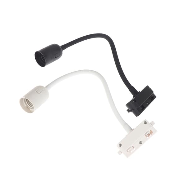LED-spårbelysning E27 justerbar böjbar svanhalslang White 40CM