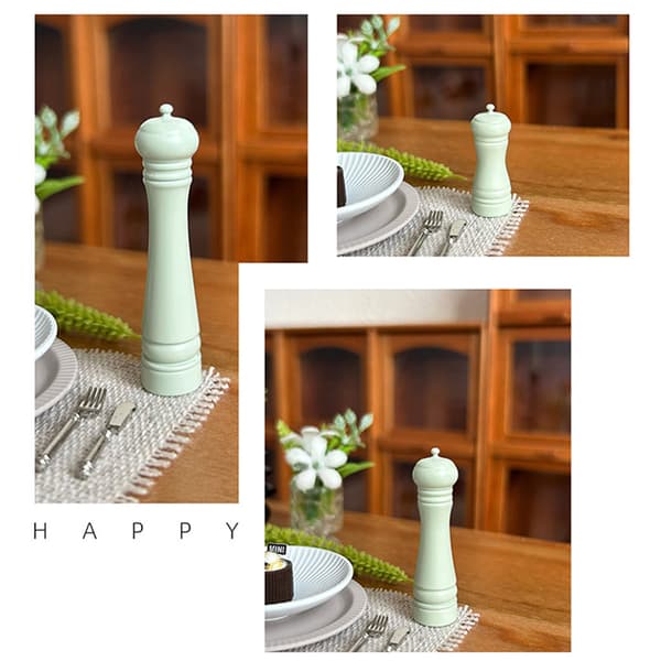 3 st dockskåp legering matlagning pepparkvarn flaska miniatyr M A12