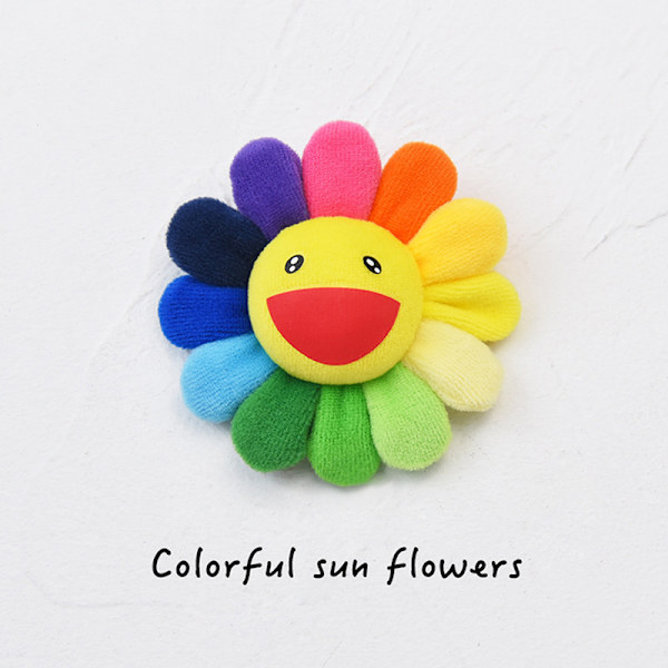 Pehmoiset avaimenperät Sun Flower auton avaimenperä rintakoru auringonkukka-avain 1pc