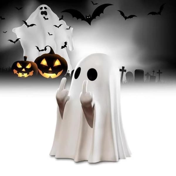 PVC Spøkelsespennholder Skummel Blyantholder Skrivebordsoppbevaring Ornament H A3