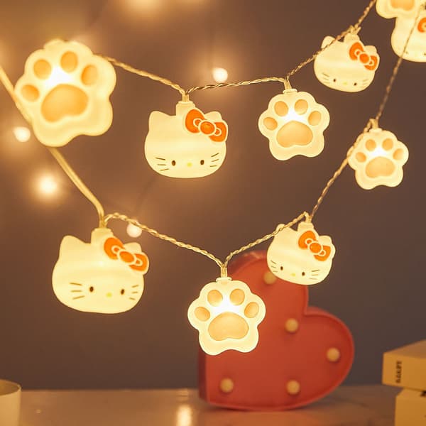 Tecknad karaktär Led Strip Lights Cat Light Decoration Hello K B1