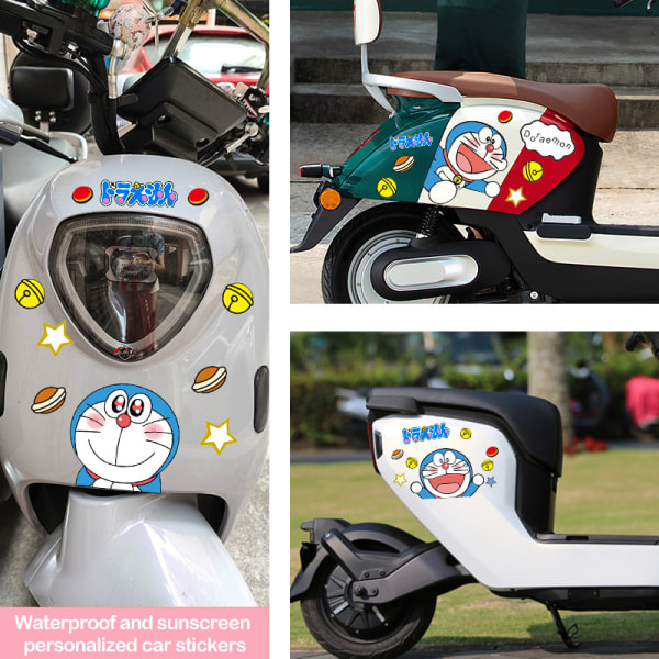 Doraemon Cartoon e Car Tarrat Vinyyli Tarrat Auton sisustustarvikkeet A8