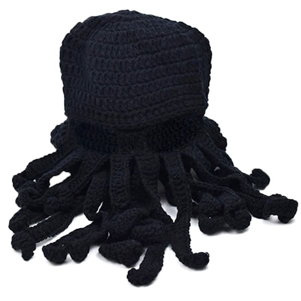 Blæksprutte Blæksprutte Bomuldshat Skør Fest Blækspruttehat Balaclava Hat Red