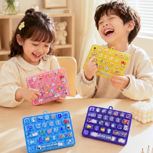 26 rutnät tangentbordsknapp klicker anti-stress fidget nyckelring dekompression A3