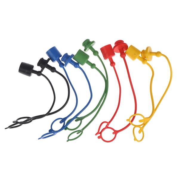 1/5 par 1/2 ISO-A hydraulisk lynkobling han støvhætte og hun Yellow 1pair