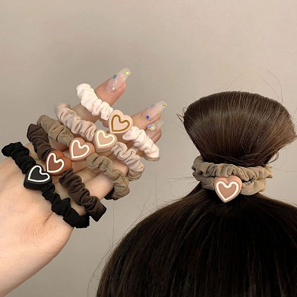 n Style Love Hair Slips e Big Ear Head Rope Women Hair Accessor Black
