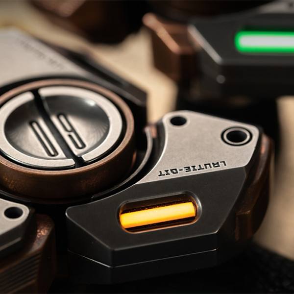 Tritium Gasrør Selvlysende nødlys Udendørs EDC 12mm orange