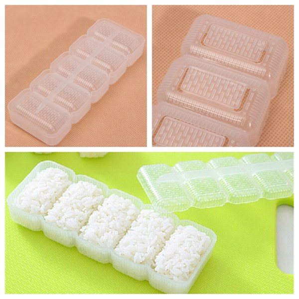 Japan Nigiri Sushi Form Risball 5 Ruller Maker Non Stick Press