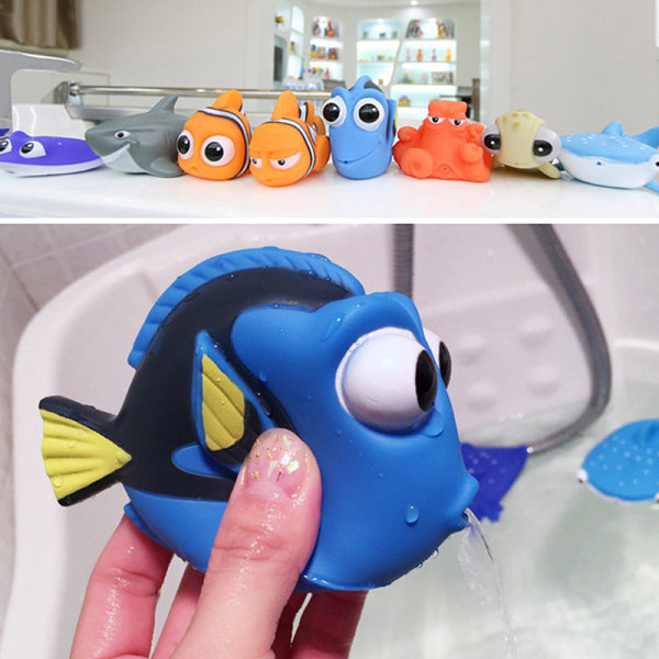 Nemo Dory Float Spray Vesilelut Baby kylpylelut Kylpyhuonelelut H