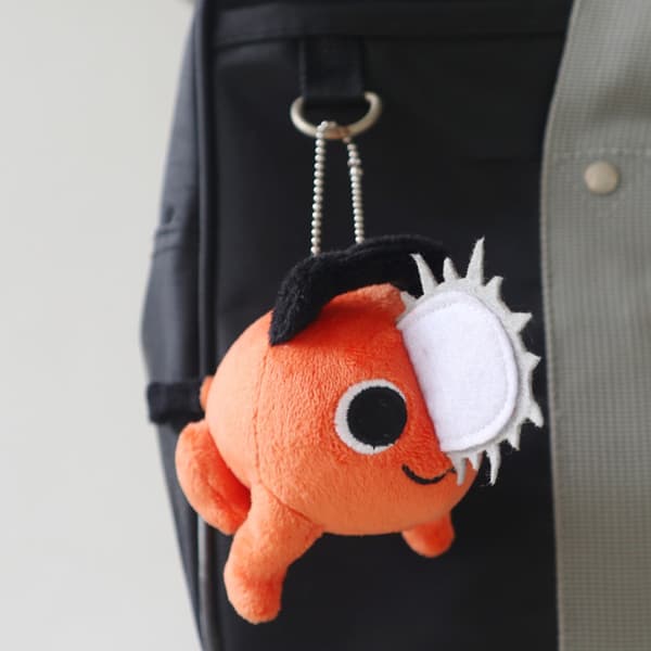 Chainsaw Man Anime Cosplay Pochita e Plush Doll Key Chain Stuff