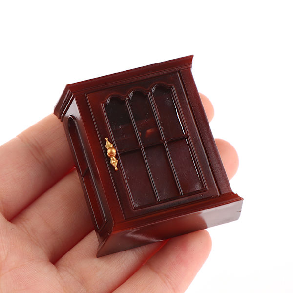 1:12 Dockhus Miniatyr Väggskåp Hängande förvaringsskåp A