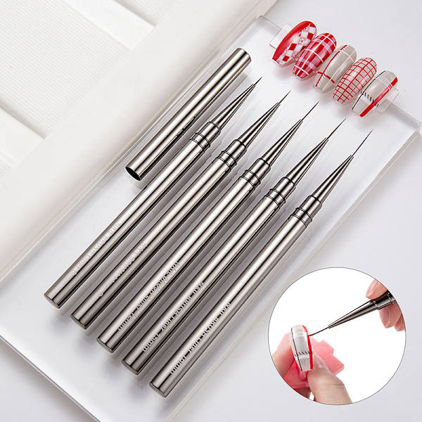 1 kpl Nail Art Piirustuskynä Täplittävä piirustusmaalaus UV-geelivuoraus 5