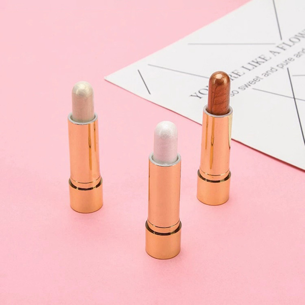3D Ansiktsljusare Highlighter Bar Kosmetisk Ansiktskontur Bronzer A