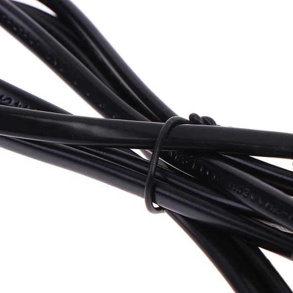 EU US-kontakt AC-förlängningskabel strömkabel 1,5M för elektrisk US