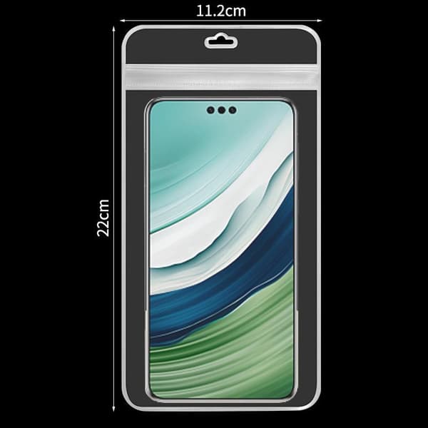Universell Transparent Regntät Telefonpåse Vattentät Touch Ph A