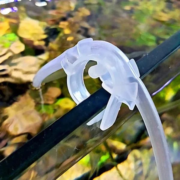 2/4 stk. akvarieluftrørholderklips for oksygen- og CO2-slanger 2pcs