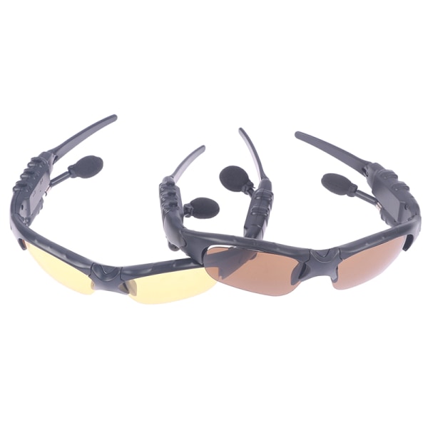 Stereo øretelefoner Trådløst headset med mikrofon polariserede briller Su  Yellow e075 | Yellow | Fyndiq