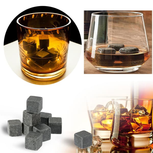 Whisky Sten og Whisky Glas Gavesæt B