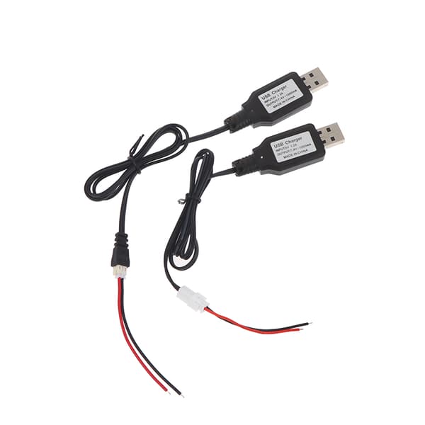7.4v (3.7v X2) USB-opladerkabel SM-4P Li-ion-batteri Frem/Tilbage A2