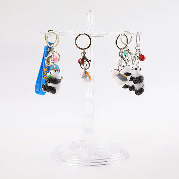 Smykker Roterende Ring Display Holder Organizer Halskjede Keychai F