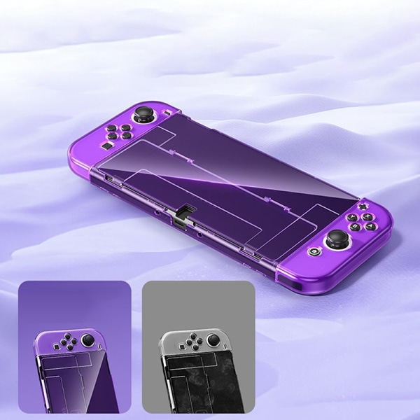 Beskyttelsesveske som er kompatibel med Nintendo Switch OLED Purple