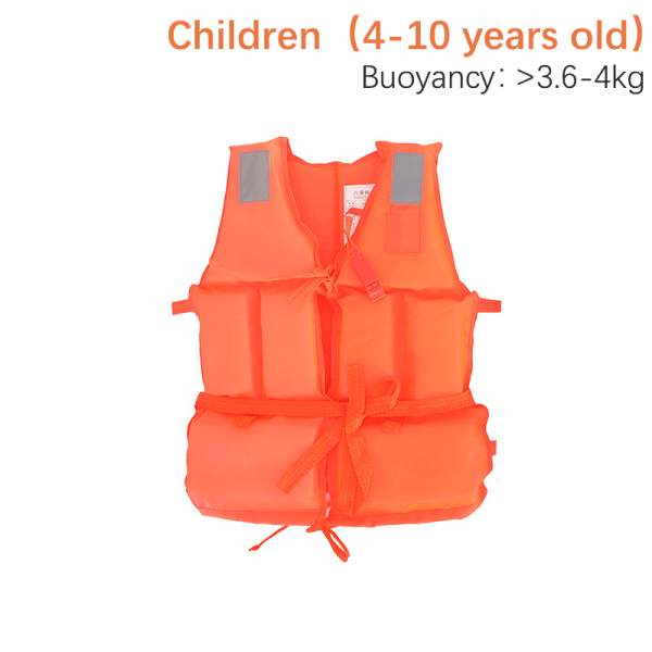 Ny Orange Voksen Børn Skum Flotation Svømmeredningsvest Ve B