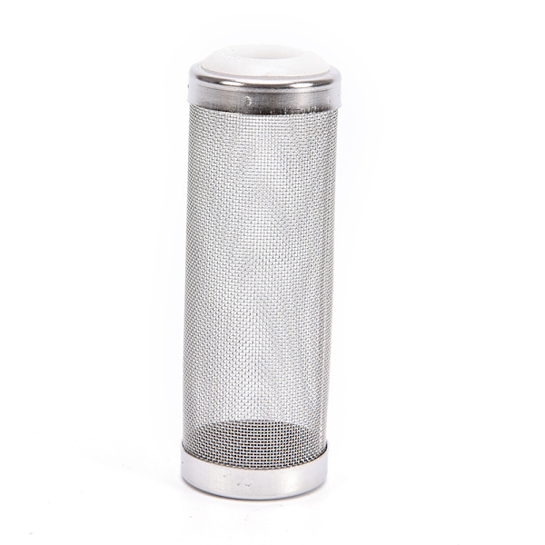 holdbart rustfrit stål filter mesh akvarie filter vagt fisk 8.5cm