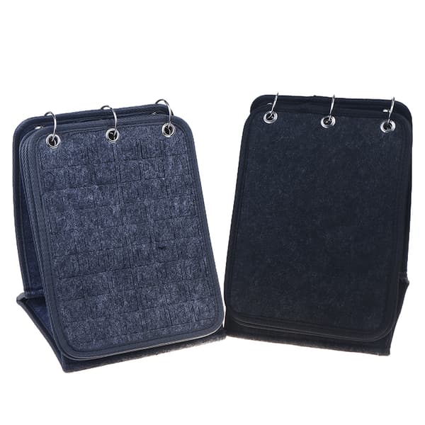 Nåledisplay Sider Holder Kalender Opbevaringsholder med 3 Ringbind Dark gray