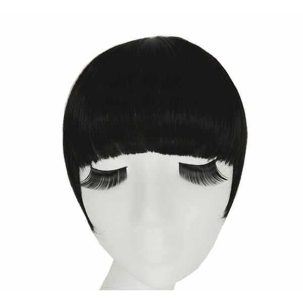 Hapsu Clip In On Bangs Suorat hiustenpidennykset nature balck