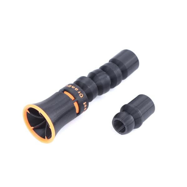 Akvarieutløpsdeler Fluorescerende 3D-utskrift Sjøvannstanktilbehør Black