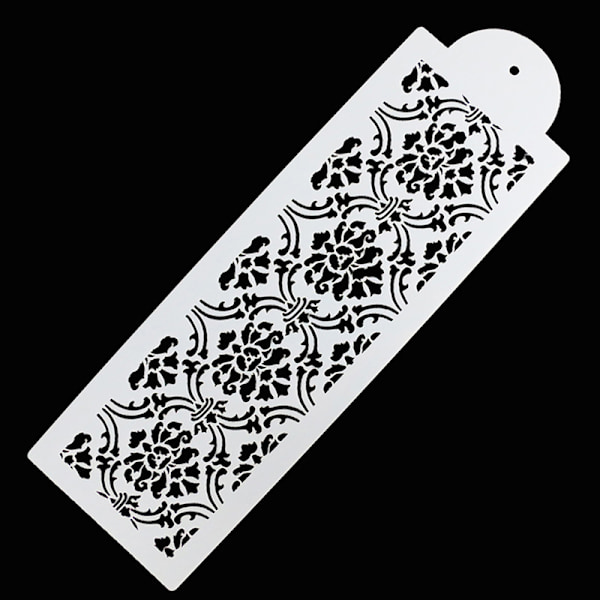 Plast Cookie Cake Stencil Fondant Verktøydekorasjon for Cake We