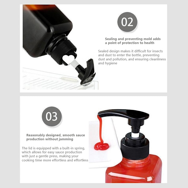 Kaffe sirap bi dropp pump dispenser set med skala honungsburk C small