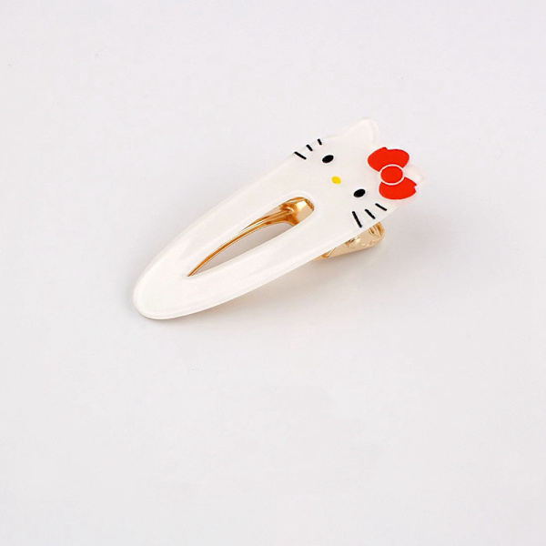 Summer Plastic White Bunny Hair Clips For Girl Children e A3