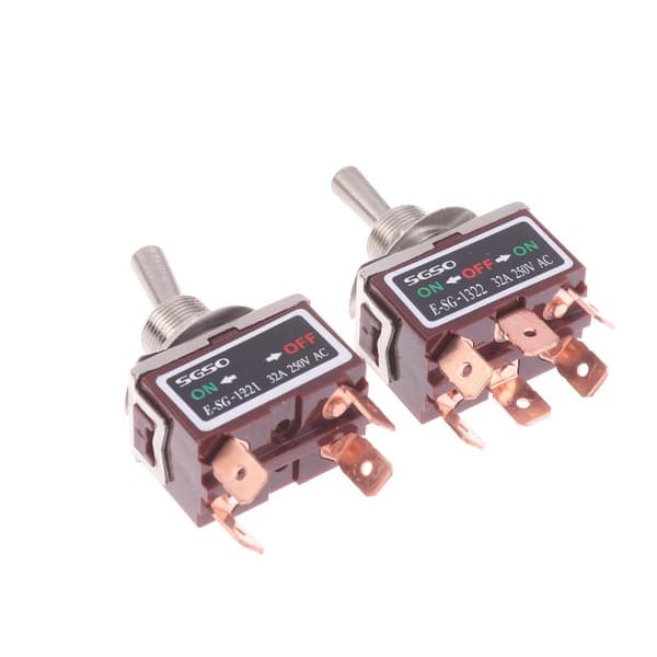 1 stk 2/3/4/6Pin E-SG vippekontakt 32A vippekontakt med messing 1122T 3Pin