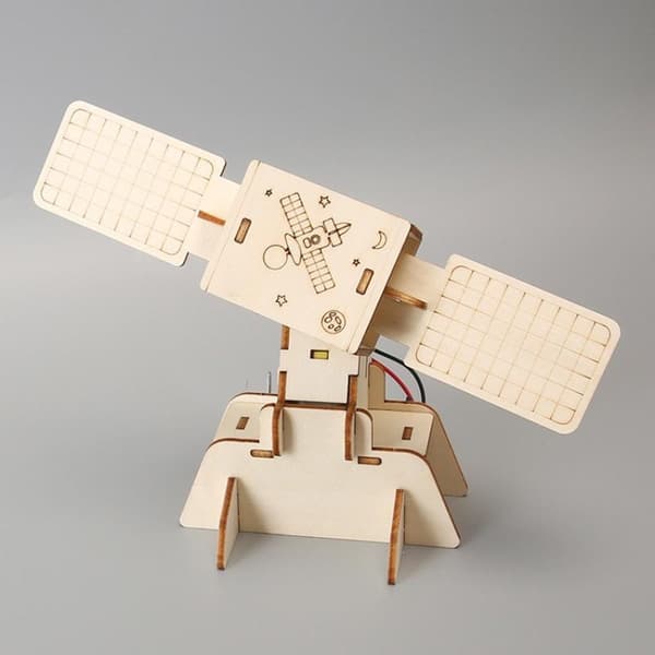 1 sett DIY solsatellitt kunstig montering barn student vitenskap A1