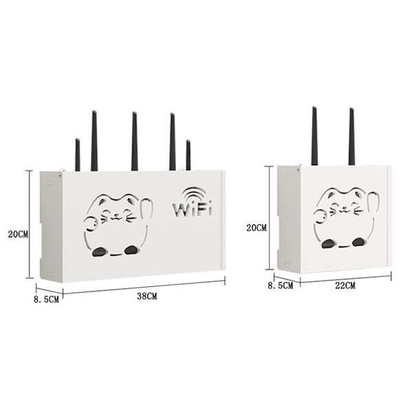 Trådløs Wifi Router Oppbevaringsboks Stue Stikkontakt Wifi Decora B