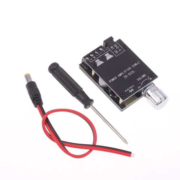 1 sett mini digital effektforsterker Bluetooth 5.0 trådløs stereo