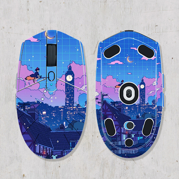 Mouse Grip Tape Skate Sticker Halkfri Sug Sweat Mouse Anti-Sl A47