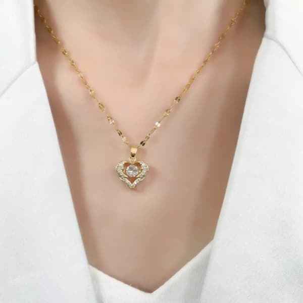 Love Soul Dynamic Ocean Heart Silver