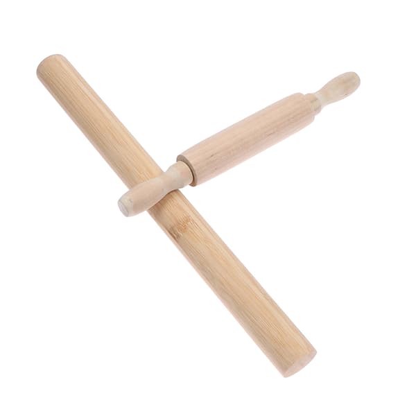 Rullepind Massivt Træ Non-stick Træ Presning Pinde Bage D 20CM